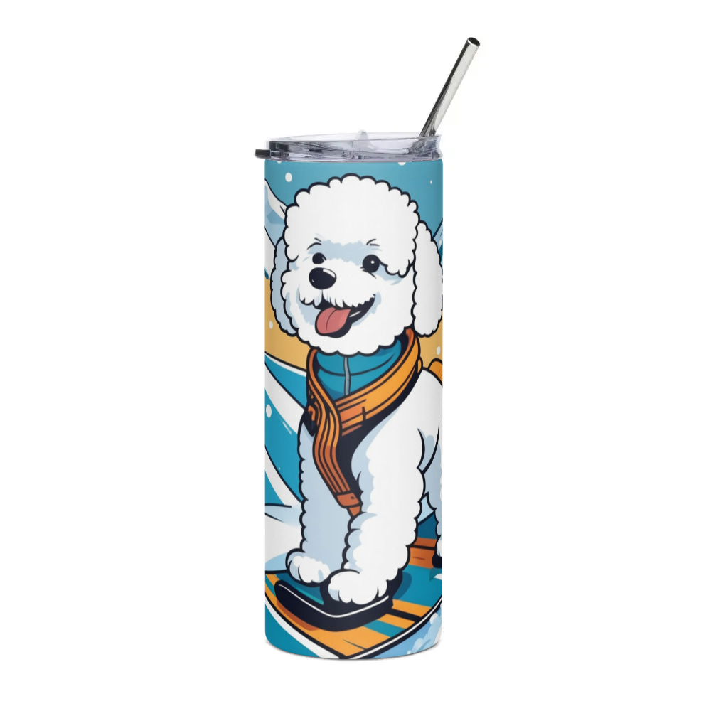 PugMug Custom Bichons Frise Stainless Steel Tumbler