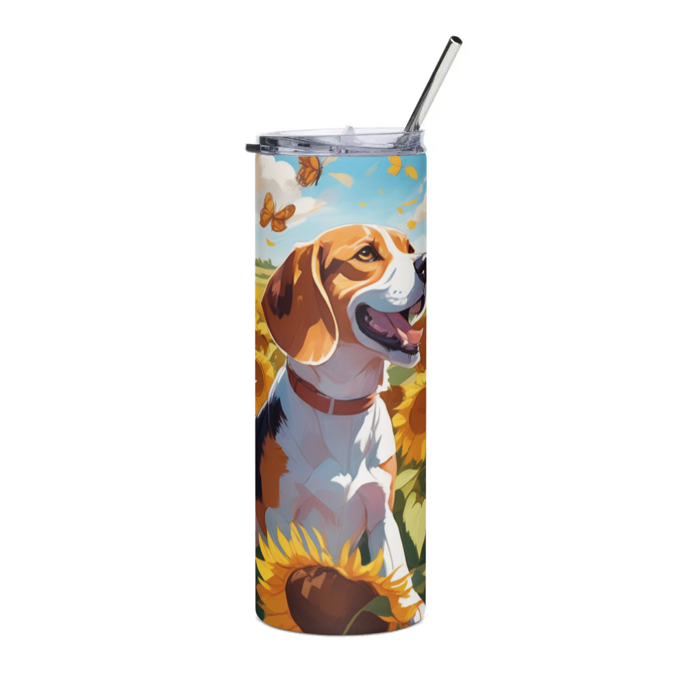 PugMug Custom Beagle Stainless Steel Tumbler