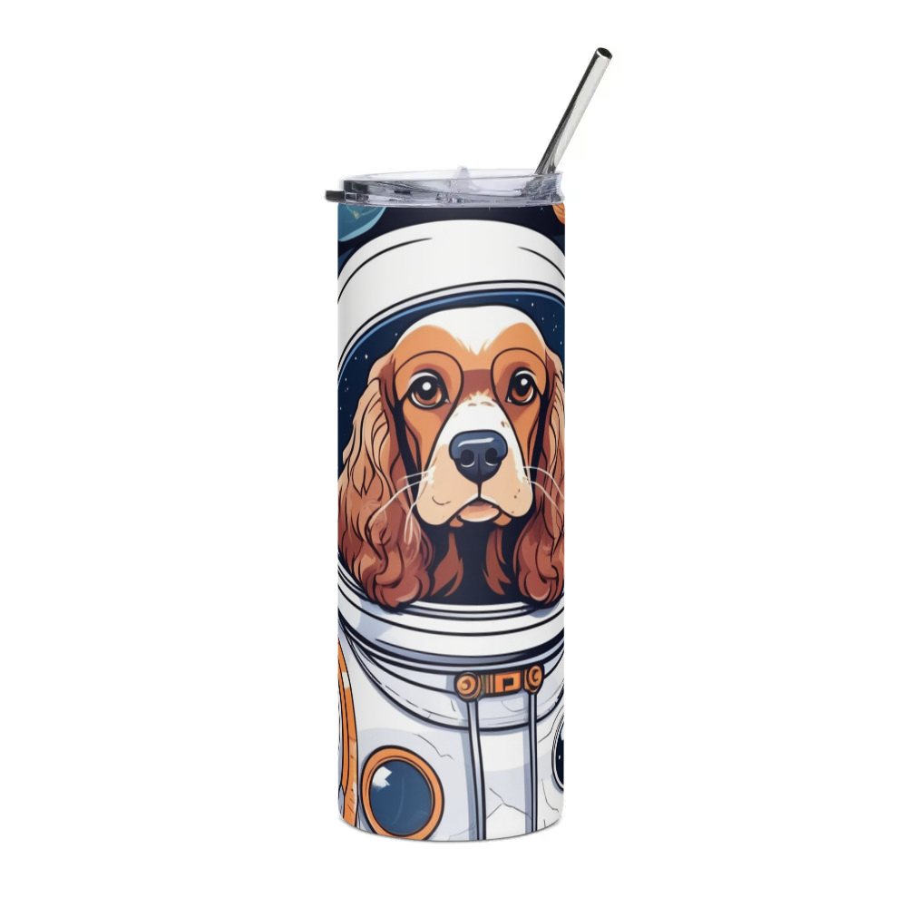 PugMug Custom Cocker Spaniel Stainless Steel Tumbler