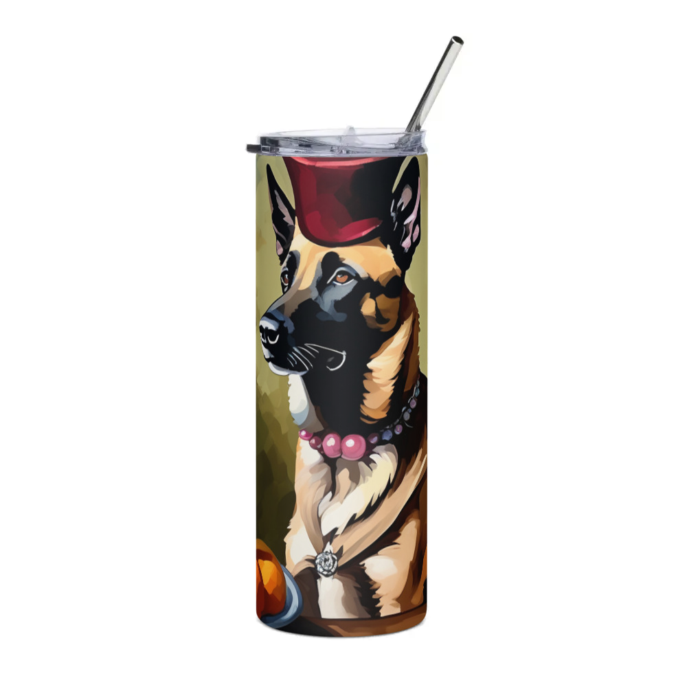 PugMug Custom Belgian Malinois Stainless Steel Tumbler