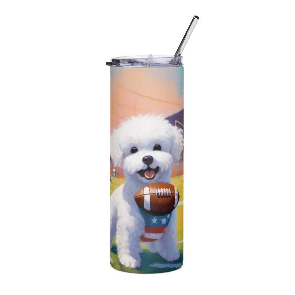 PugMug Custom Bichons Frise Stainless Steel Tumbler
