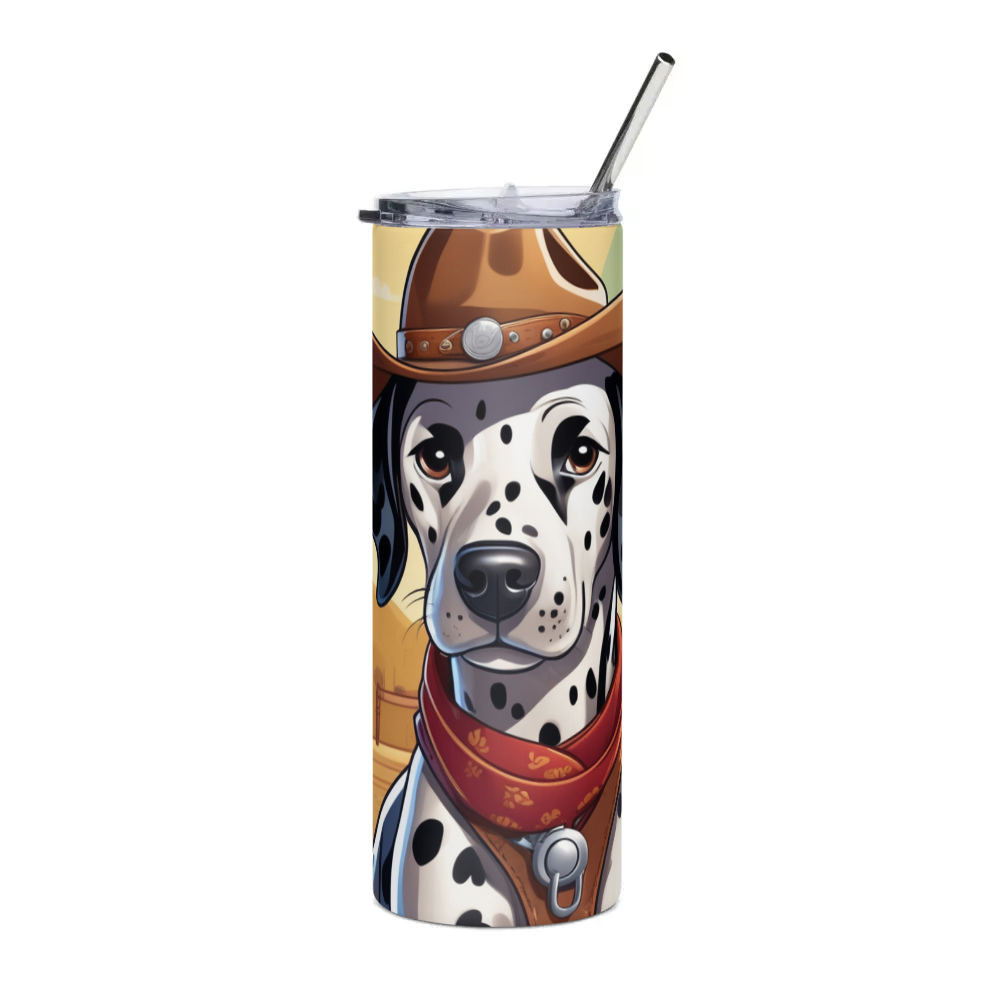 PugMug Custom Dalmatian Stainless Steel Tumbler