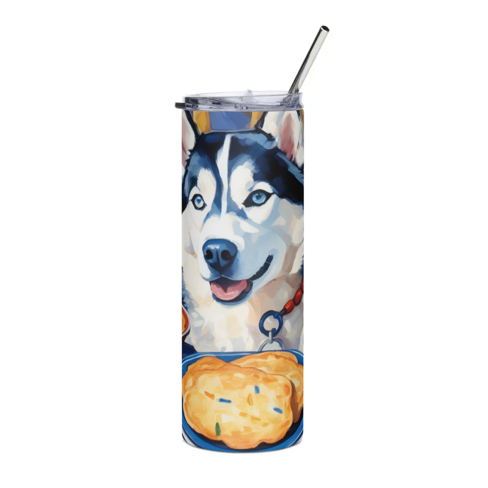 PugMug Custom Siberian Husky Stainless Steel Tumbler