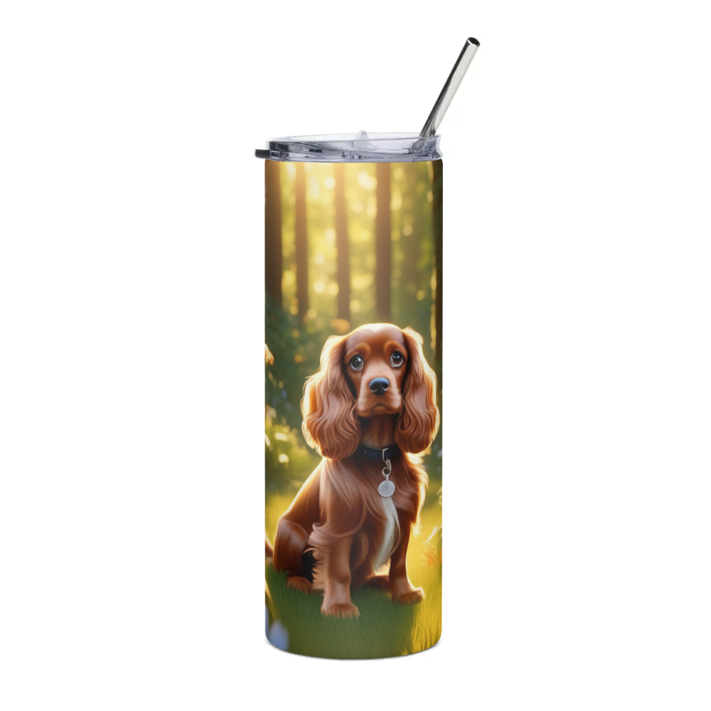 PugMug Custom English Cocker Spaniel Stainless Steel Tumbler