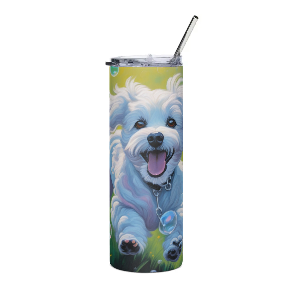 PugMug Custom Bichons Frise Stainless Steel Tumbler