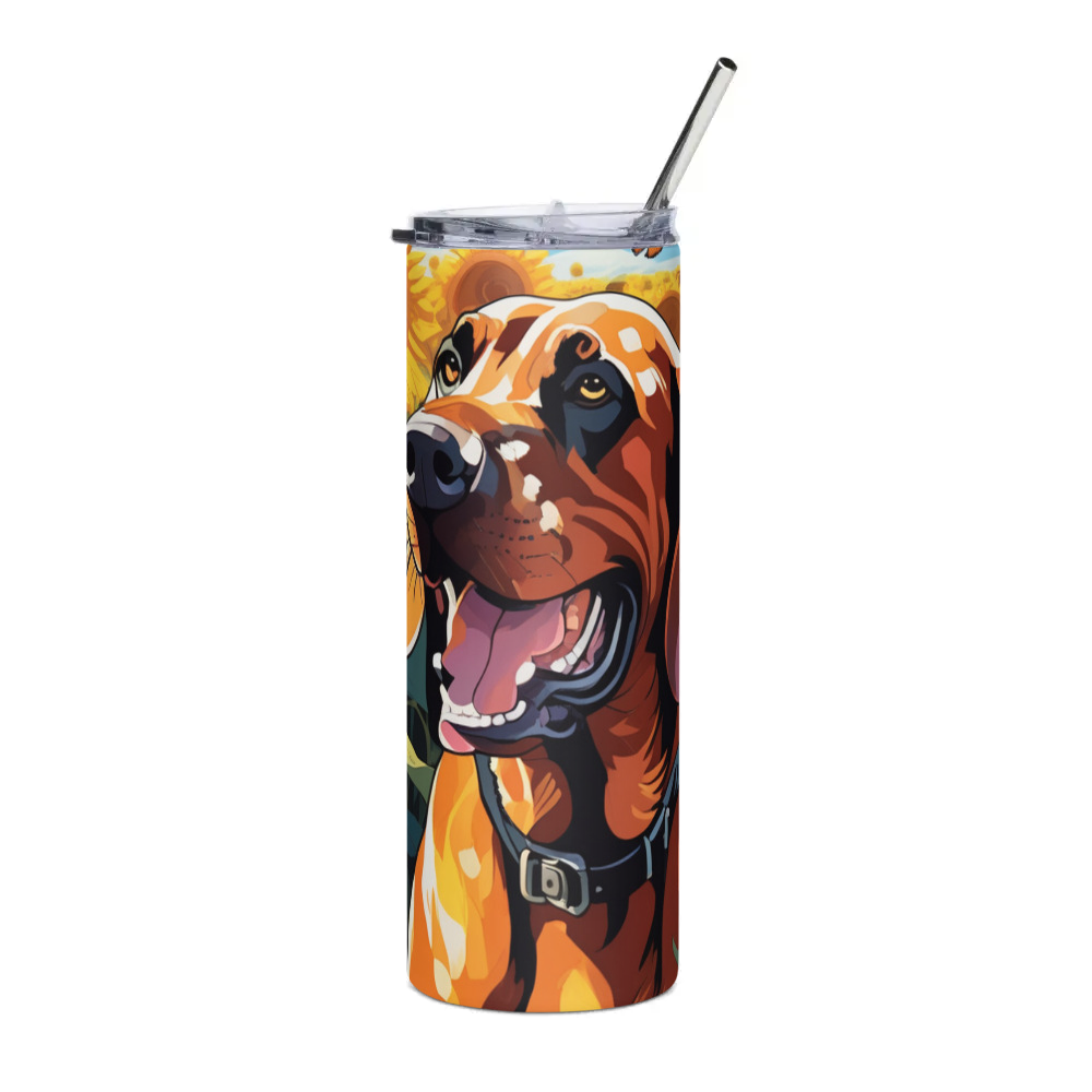 PugMug Custom Bloodhound Stainless Steel Tumbler