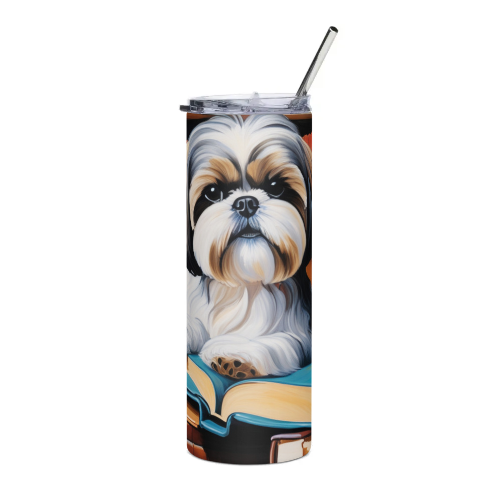 PugMug Custom Shih Tzu Stainless Steel Tumbler