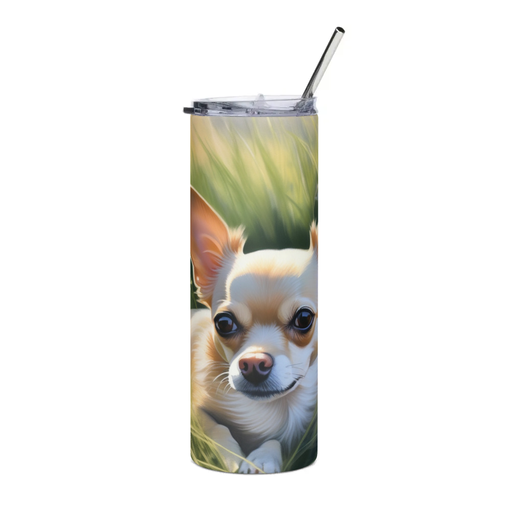 PugMug Custom Chihuahua Stainless Steel Tumbler