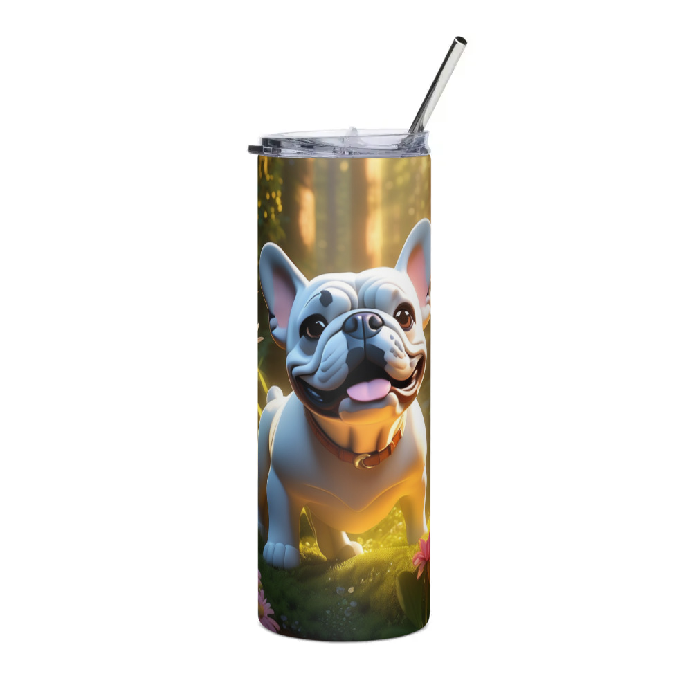 PugMug Custom Bulldog Stainless Steel Tumbler