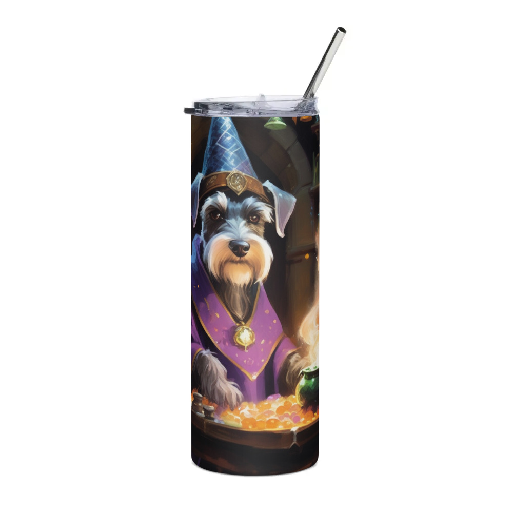 PugMug Custom Miniature Schnauzer Stainless Steel Tumbler
