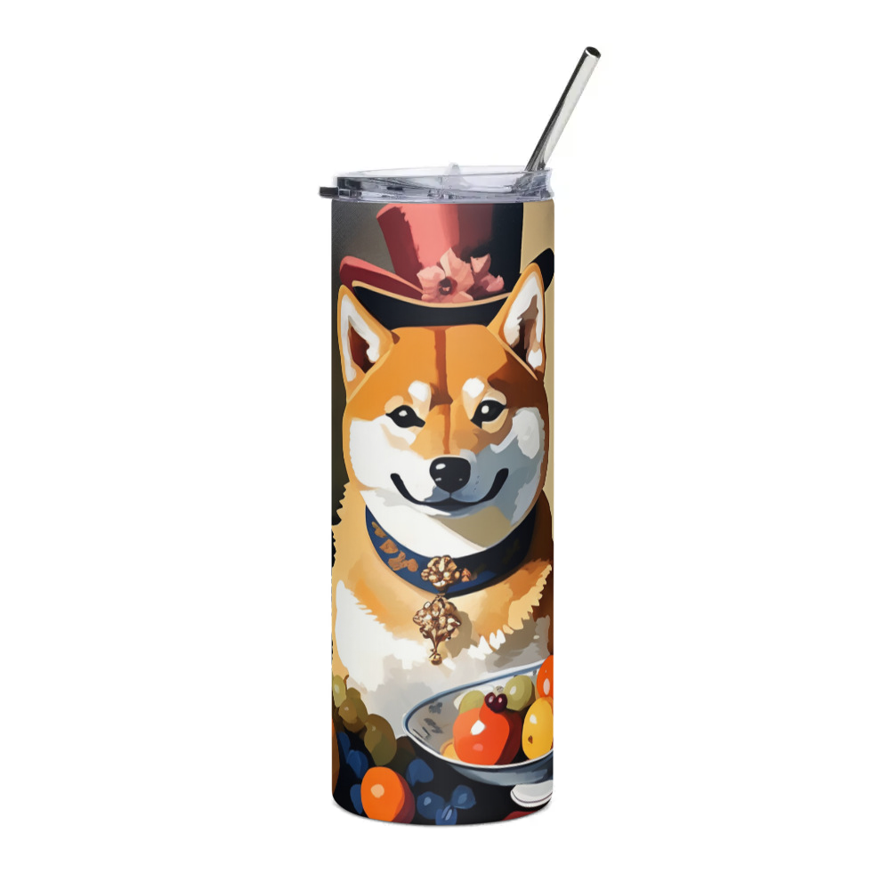 PugMug Custom Shiba Inu Stainless Steel Tumbler