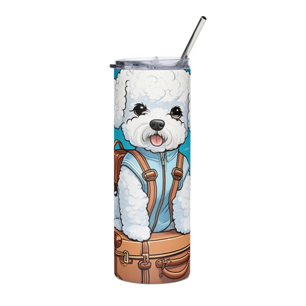 PugMug Custom Bichons Frise Stainless Steel Tumbler