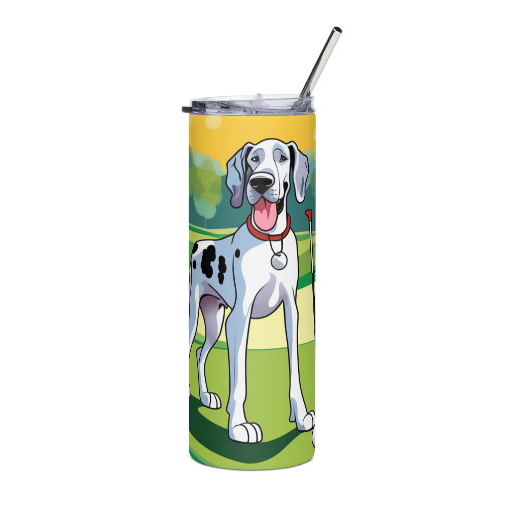 PugMug Custom Great Dane Stainless Steel Tumbler
