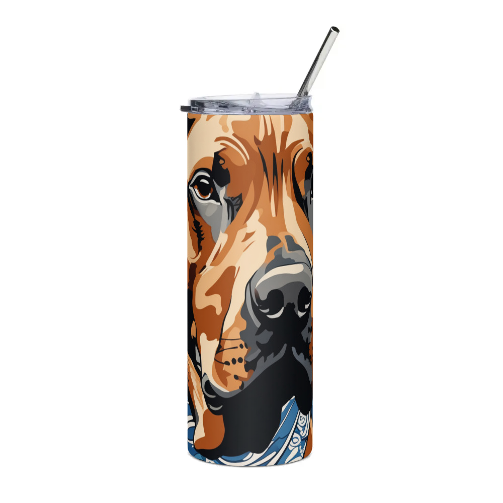 PugMug Custom Rhodesian Ridgeback Stainless Steel Tumbler