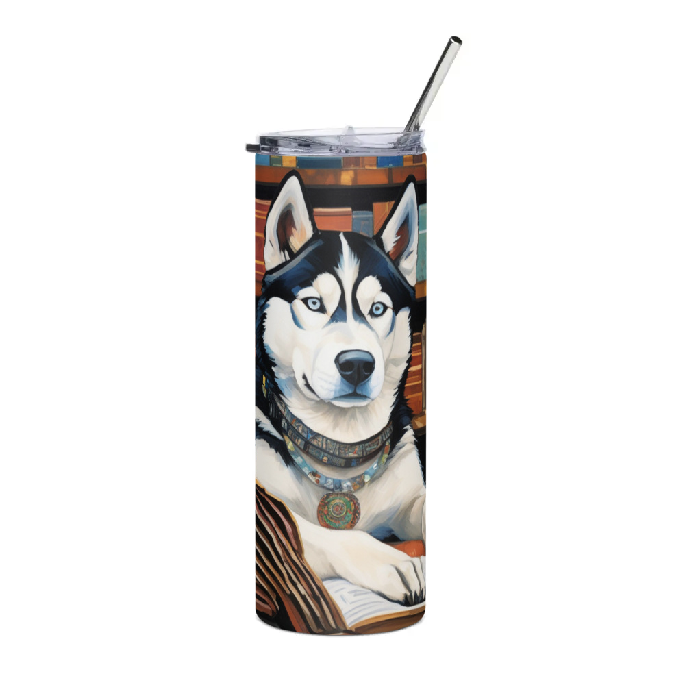 PugMug Custom Siberian Husky Stainless Steel Tumbler
