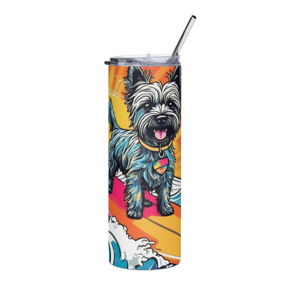 PugMug Custom Cairn Terrier Stainless Steel Tumbler