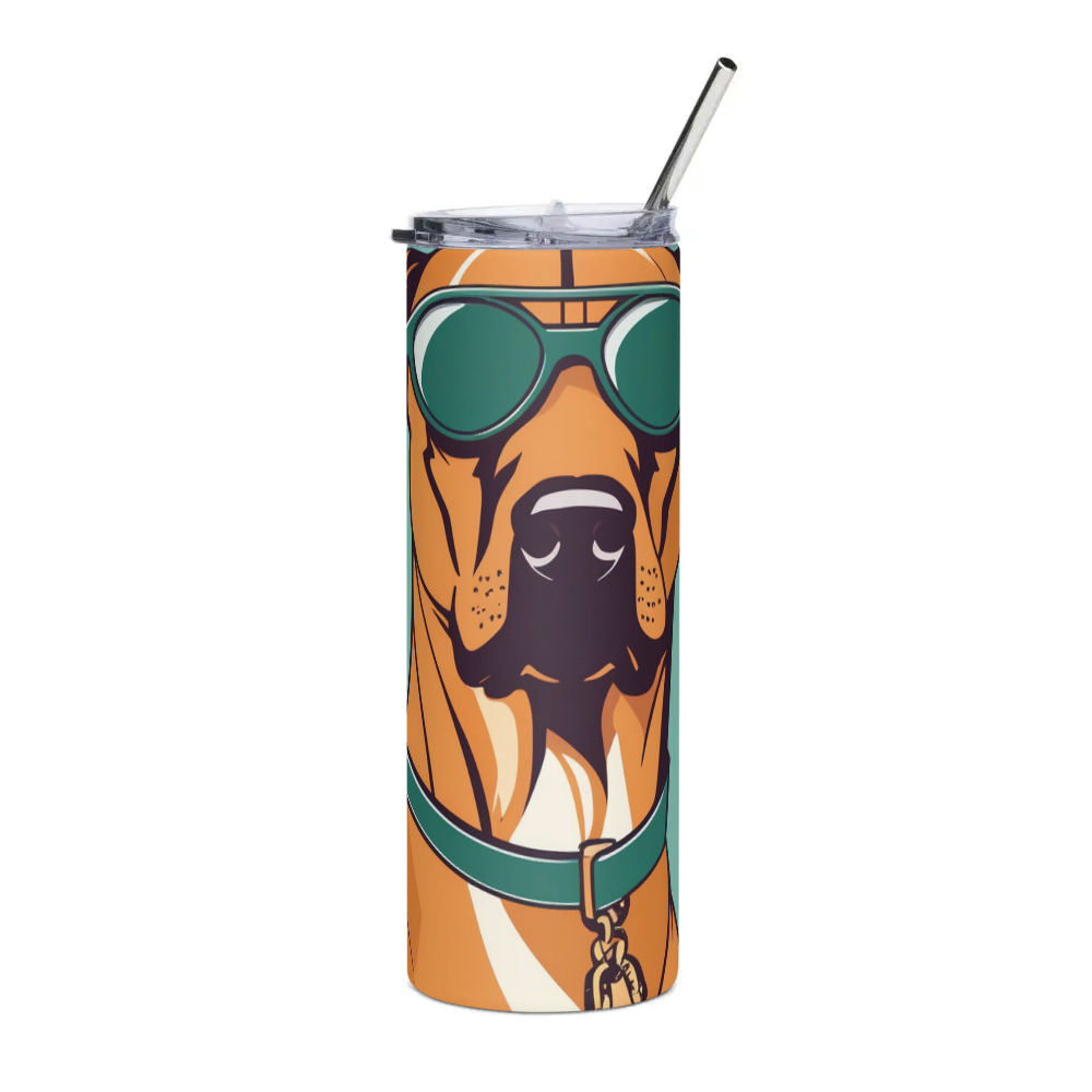 PugMug Custom Rhodesian Ridgeback Stainless Steel Tumbler