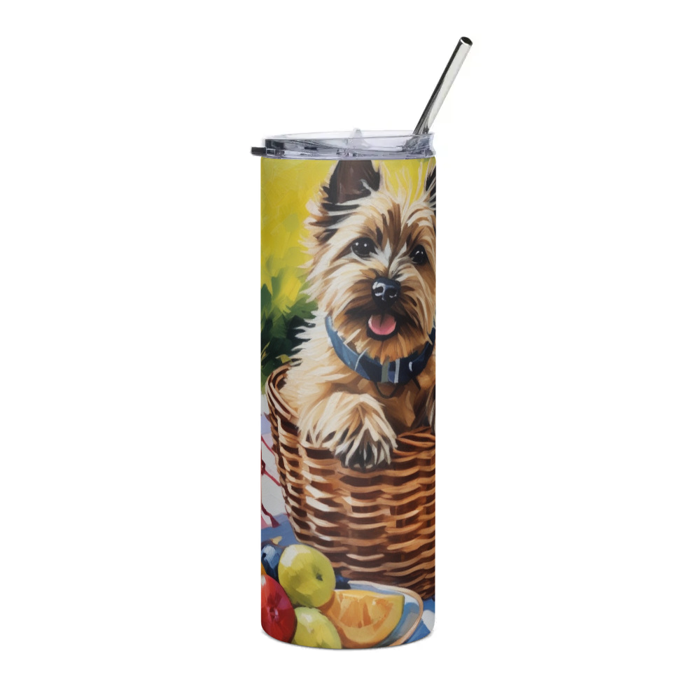 PugMug Custom Cairn Terrier Stainless Steel Tumbler