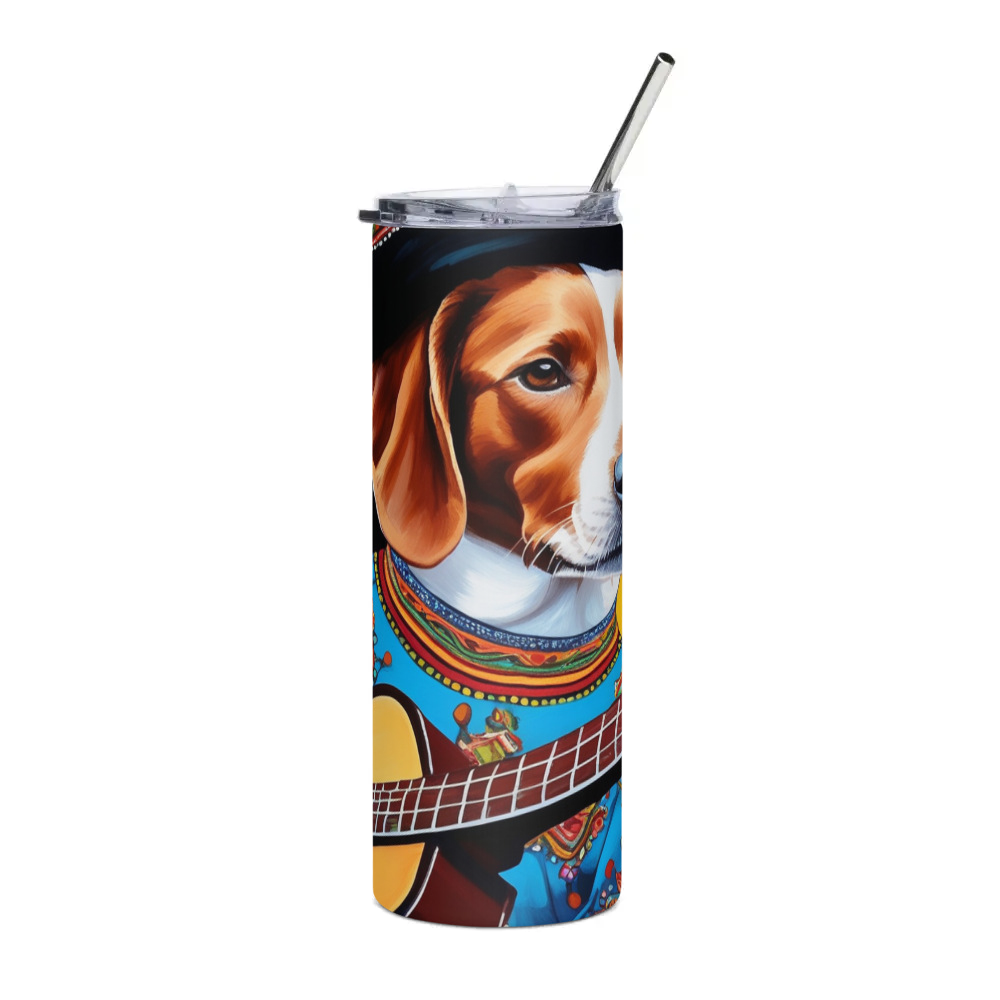 PugMug Custom Brittany Dog Stainless Steel Tumbler