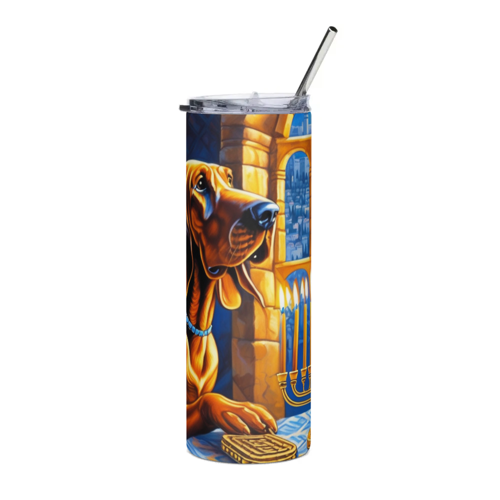 PugMug Custom Bloodhound Stainless Steel Tumbler
