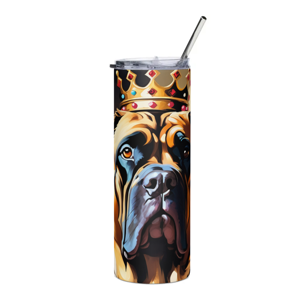 PugMug Custom Mastiff Stainless Steel Tumbler