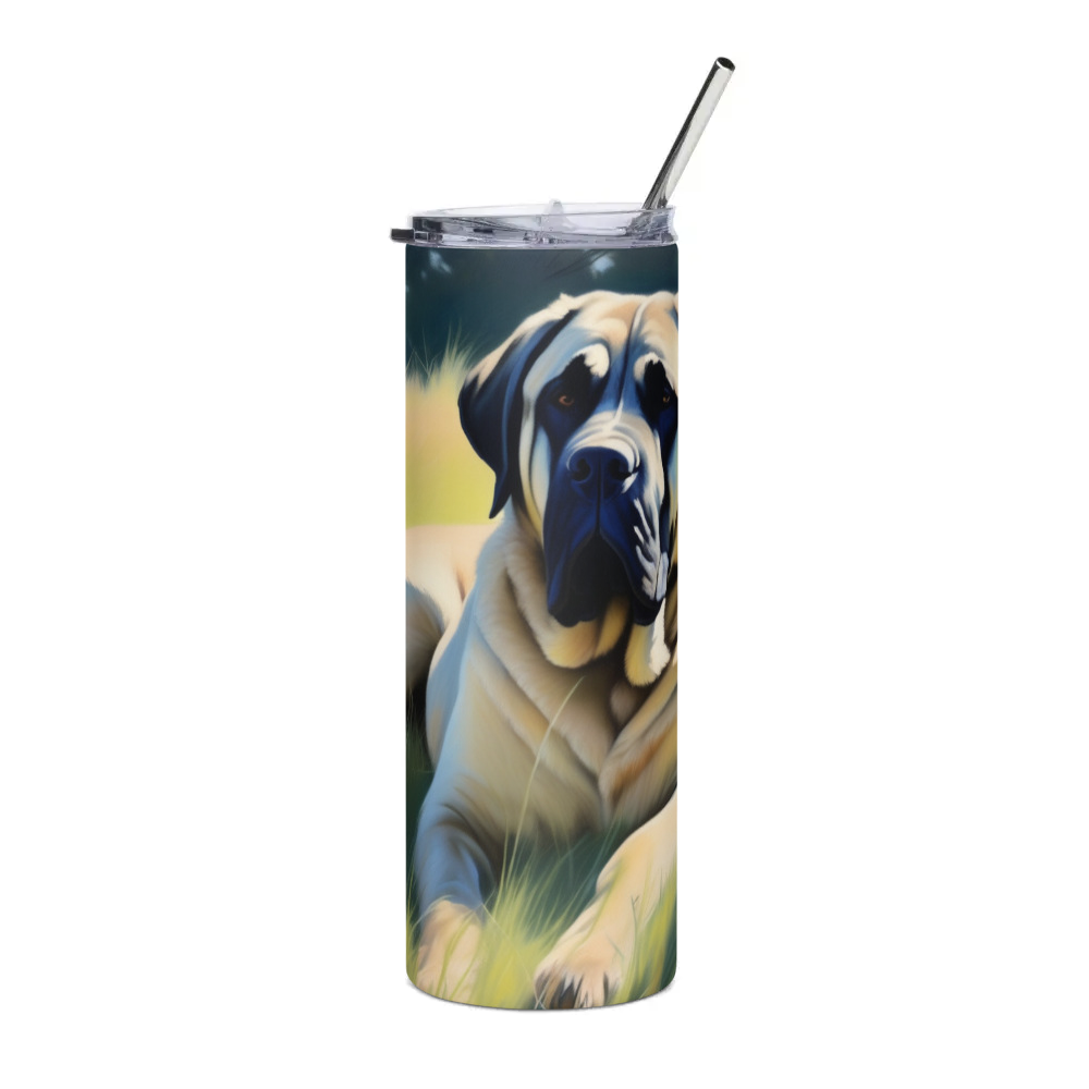 PugMug Custom Mastiff Stainless Steel Tumbler