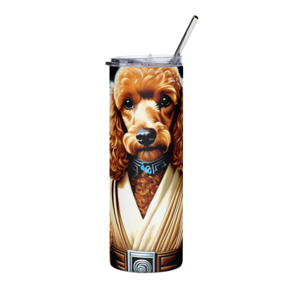 PugMug Custom Tan Poodle Stainless Steel Tumbler