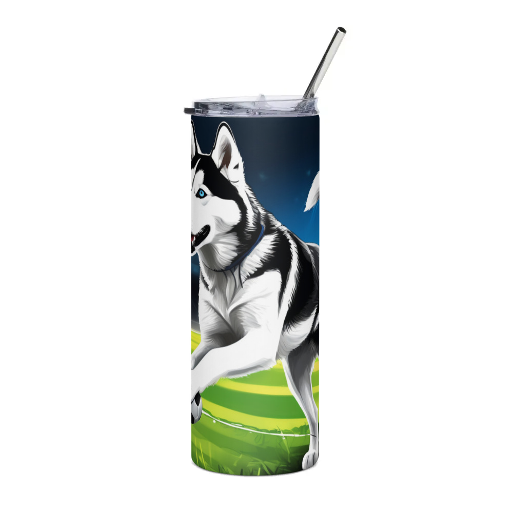 PugMug Custom Siberian Husky Stainless Steel Tumbler