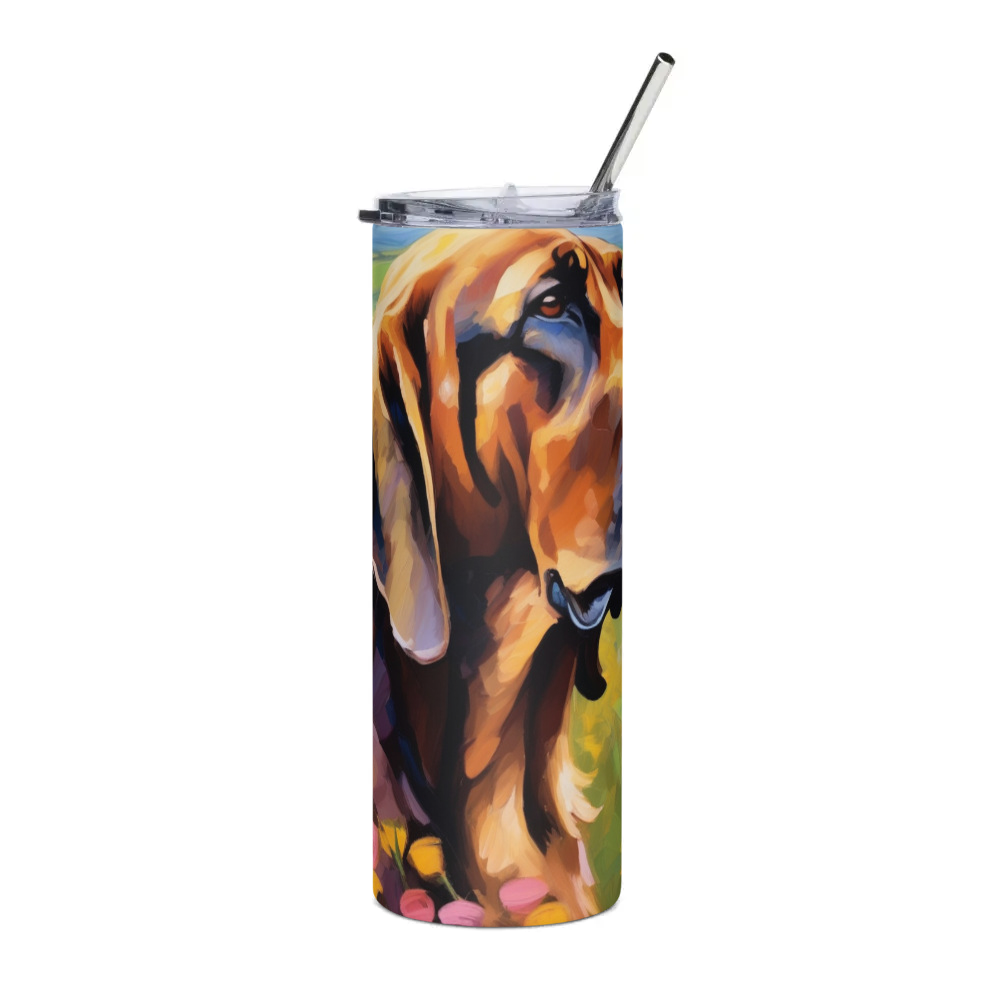 PugMug Custom Bloodhound Stainless Steel Tumbler
