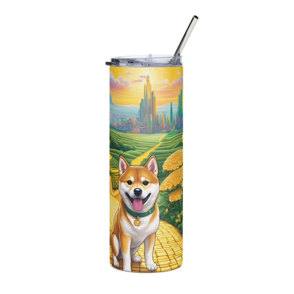 PugMug Custom Shiba Inu Stainless Steel Tumbler