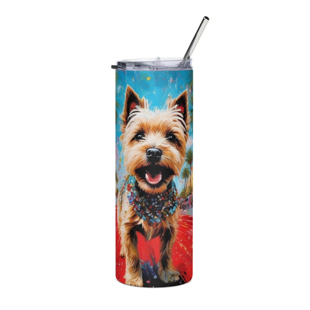 PugMug Custom Cairn Terrier Stainless Steel Tumbler