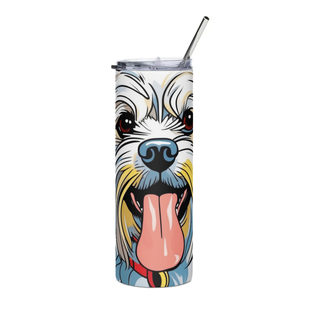 PugMug Custom Maltese Dog Stainless Steel Tumbler