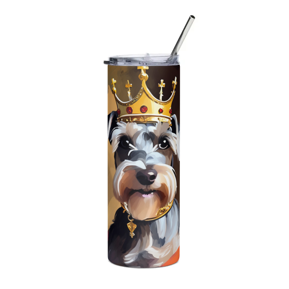 PugMug Custom Miniature Schnauzer Stainless Steel Tumbler