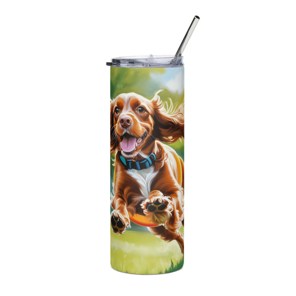 PugMug Custom Cocker Spaniel Stainless Steel Tumbler