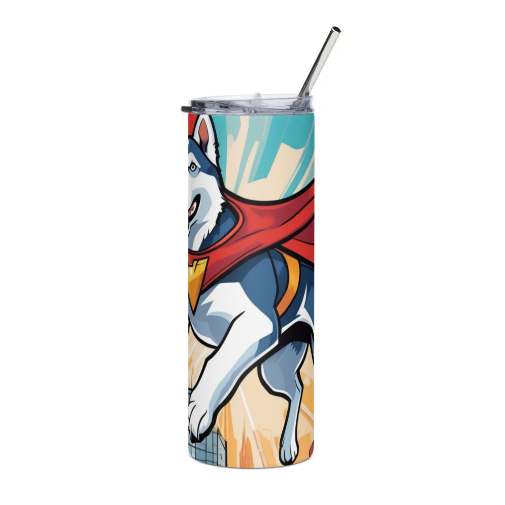 PugMug Custom Siberian Husky Stainless Steel Tumbler