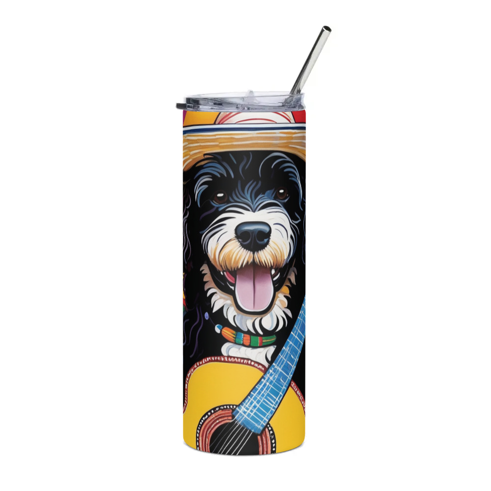 PugMug Custom Portuguese Water Dog Stainless Steel Tumbler