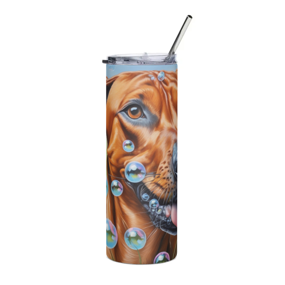 PugMug Custom Rhodesian Ridgeback Stainless Steel Tumbler