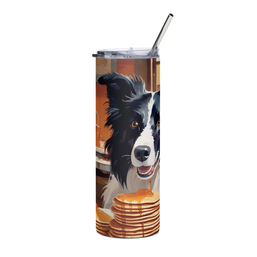 PugMug Custom Border Collie Stainless Steel Tumbler