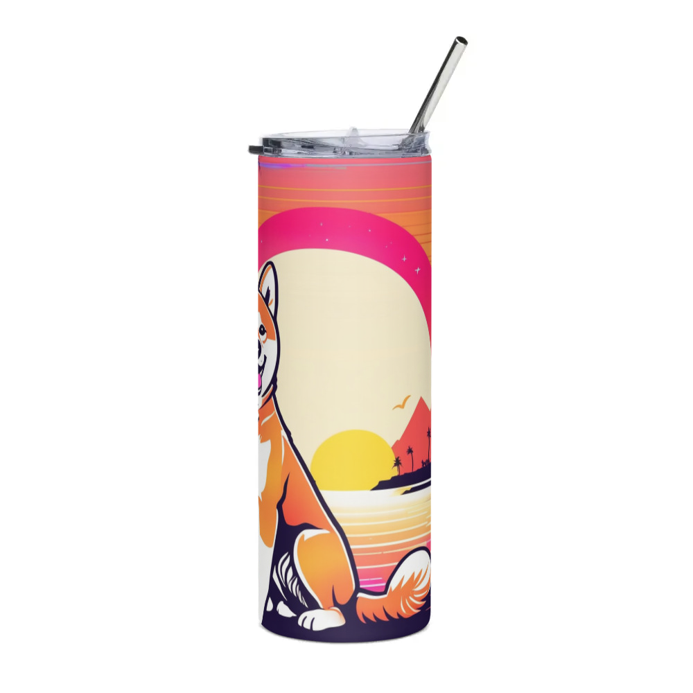 PugMug Custom Shiba Inu Stainless Steel Tumbler