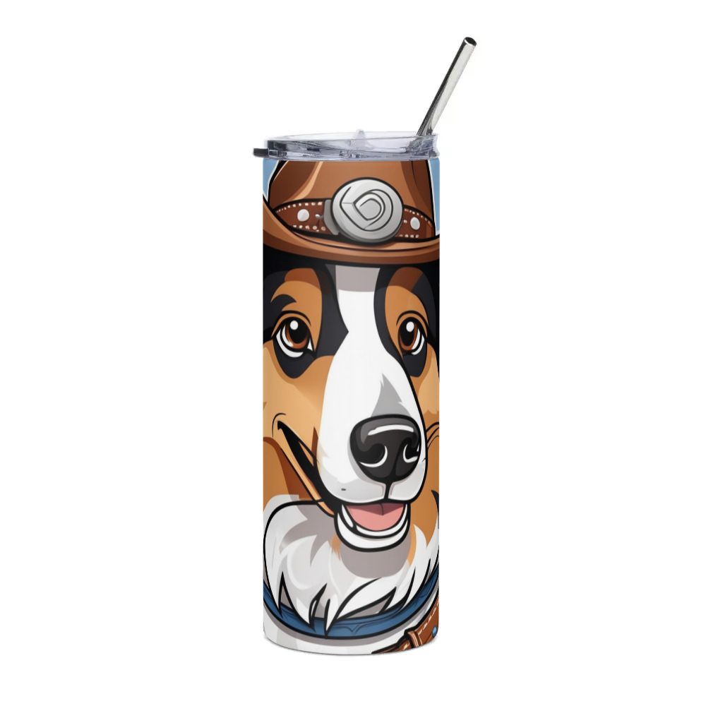 PugMug Custom Collie Stainless Steel Tumbler
