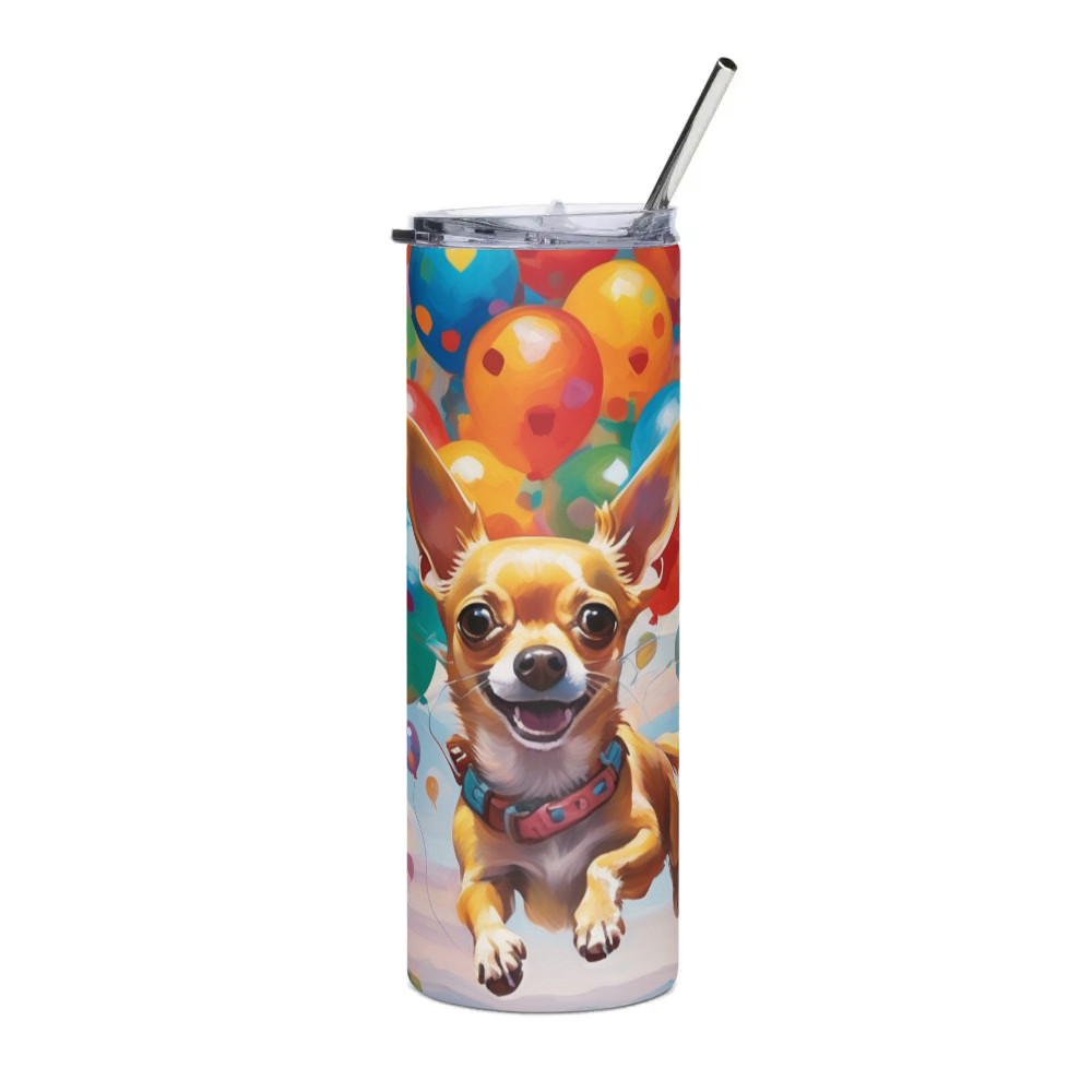 PugMug Custom Chihuahua Stainless Steel Tumbler