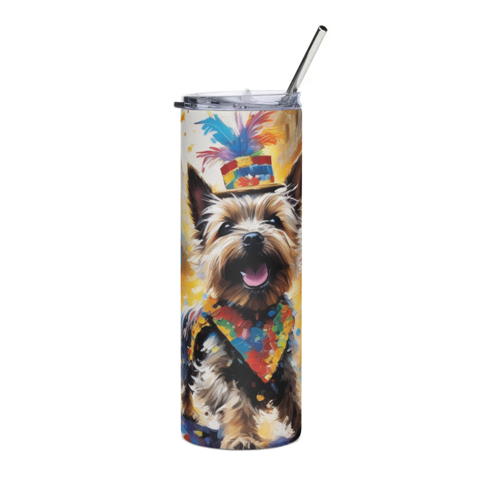 PugMug Custom Cairn Terrier Stainless Steel Tumbler