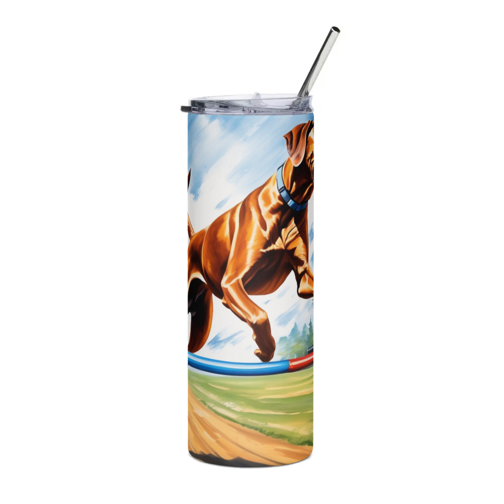 PugMug Custom Rhodesian Ridgeback Stainless Steel Tumbler