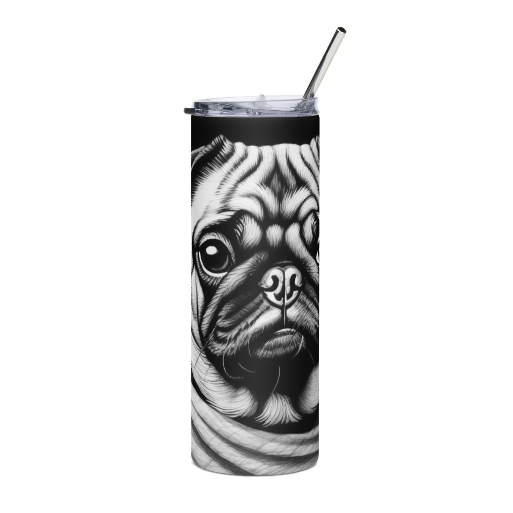 PugMug Custom Pug Stainless Steel Tumbler