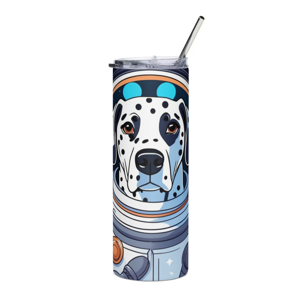 PugMug Custom Dalmatian Stainless Steel Tumbler
