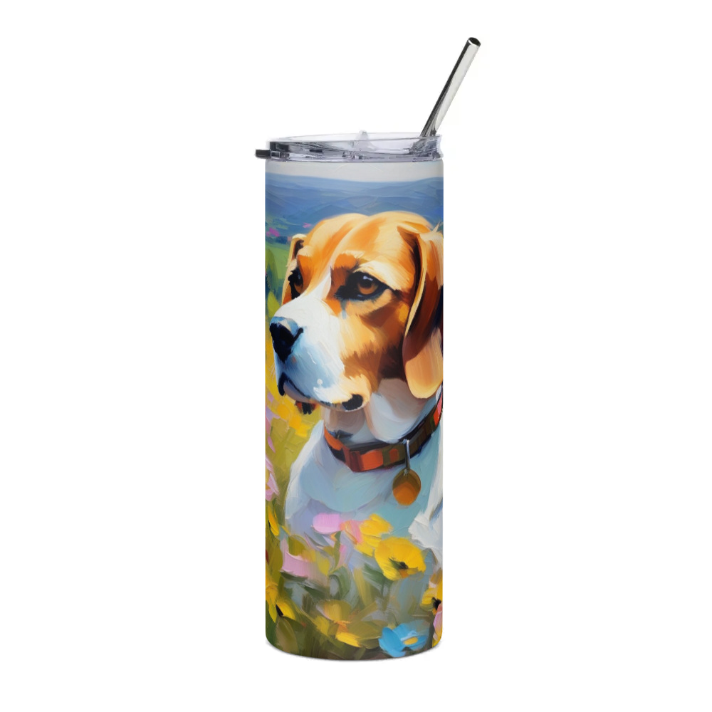 PugMug Custom Beagle Stainless Steel Tumbler