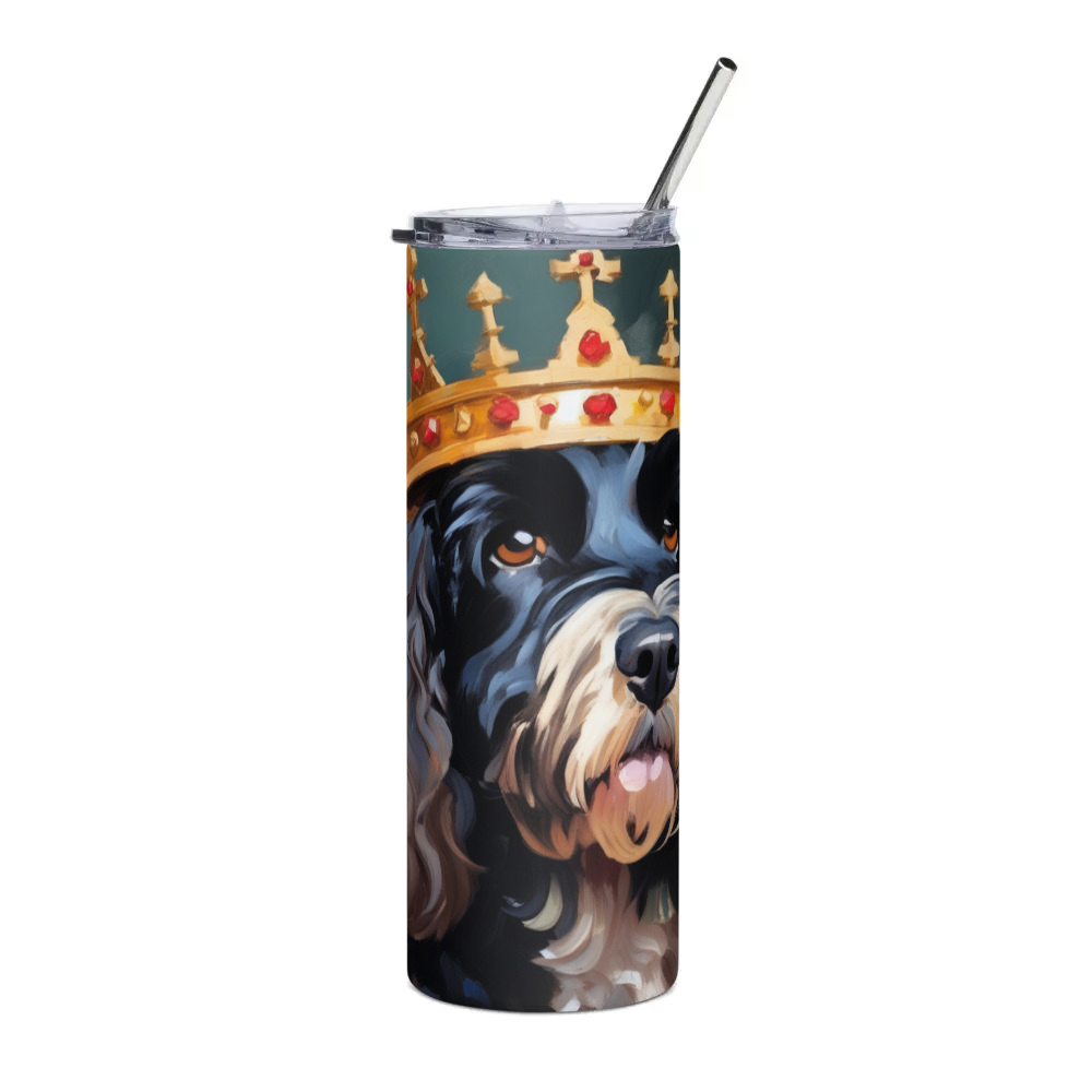 PugMug Custom Portuguese Water Dog Stainless Steel Tumbler
