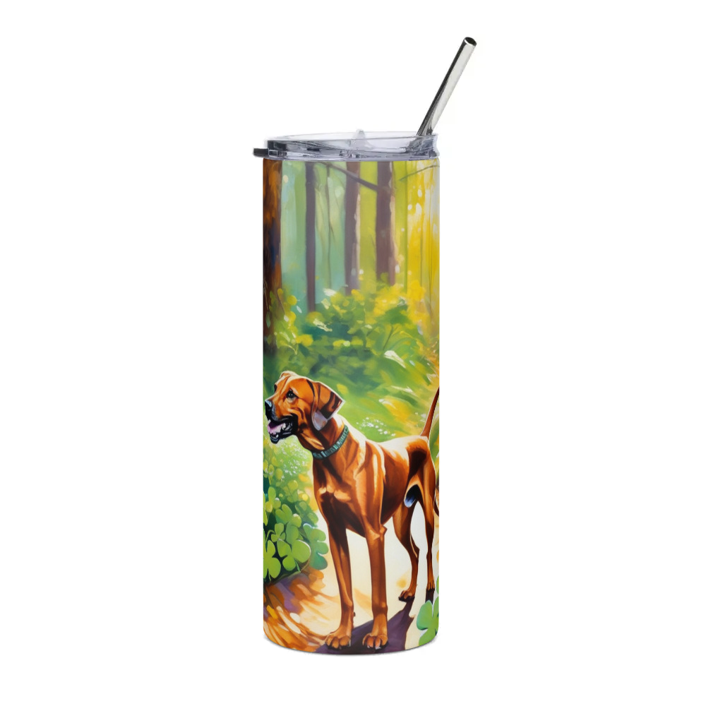 PugMug Custom Rhodesian Ridgeback Stainless Steel Tumbler