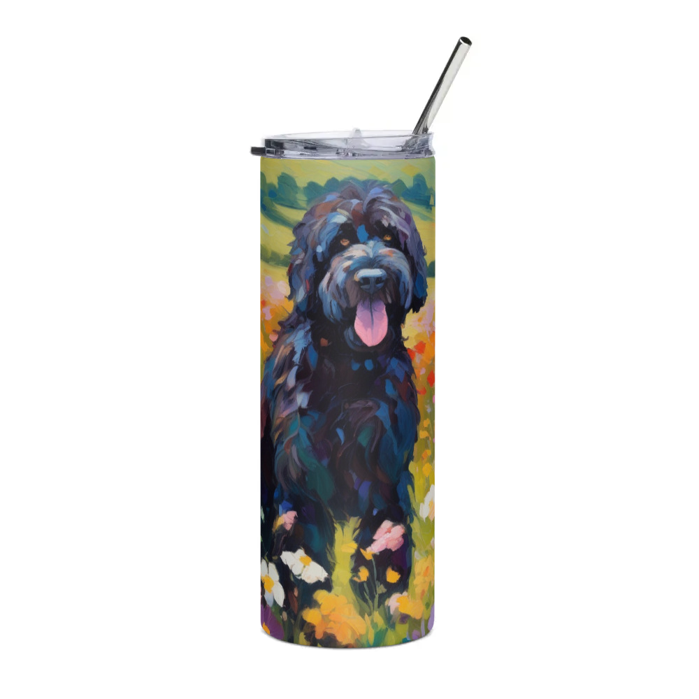 PugMug Custom Portuguese Water Dog Stainless Steel Tumbler