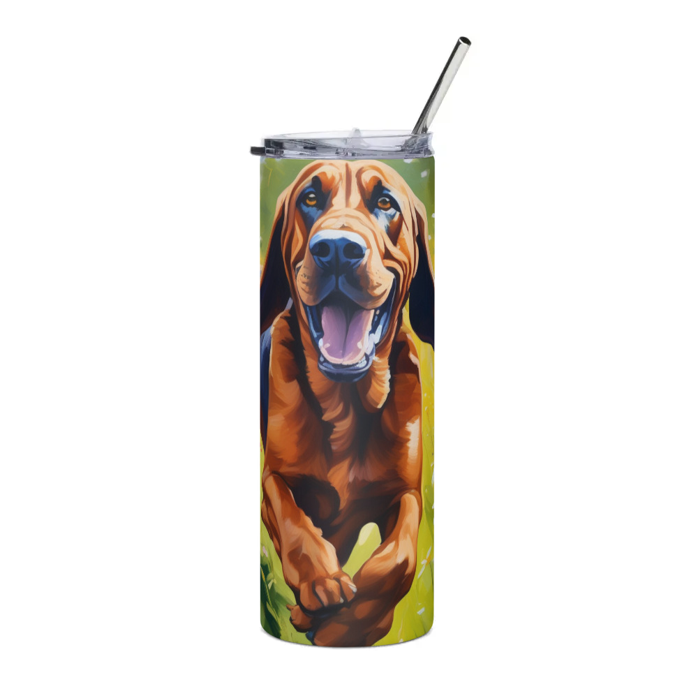 PugMug Custom Bloodhound Stainless Steel Tumbler